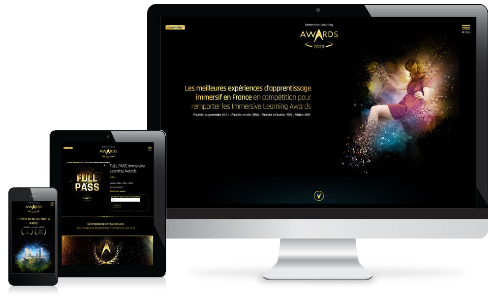 creation site internet immersive learning awards